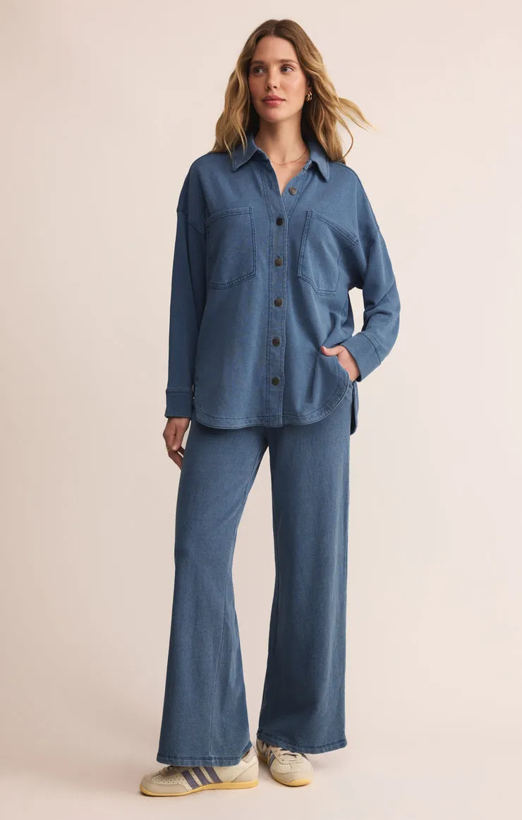 Z-Supply Hunter Knit Denim Pant - Vintage Indigo sold by Sun Diego Boardshops product image thumbnail 4