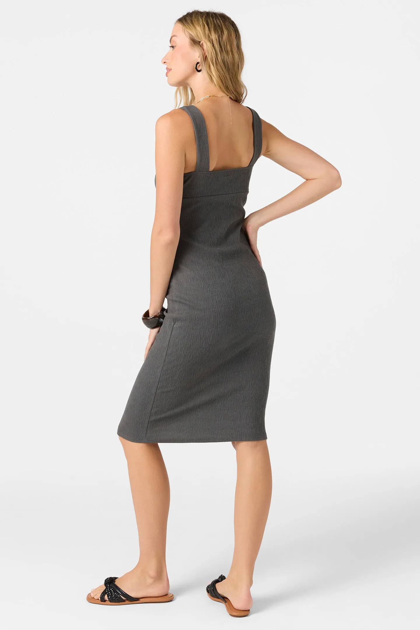 O`Neill Jaslyn Midi Dress - Washed Black sold by Sun Diego Boardshops product image thumbnail 2