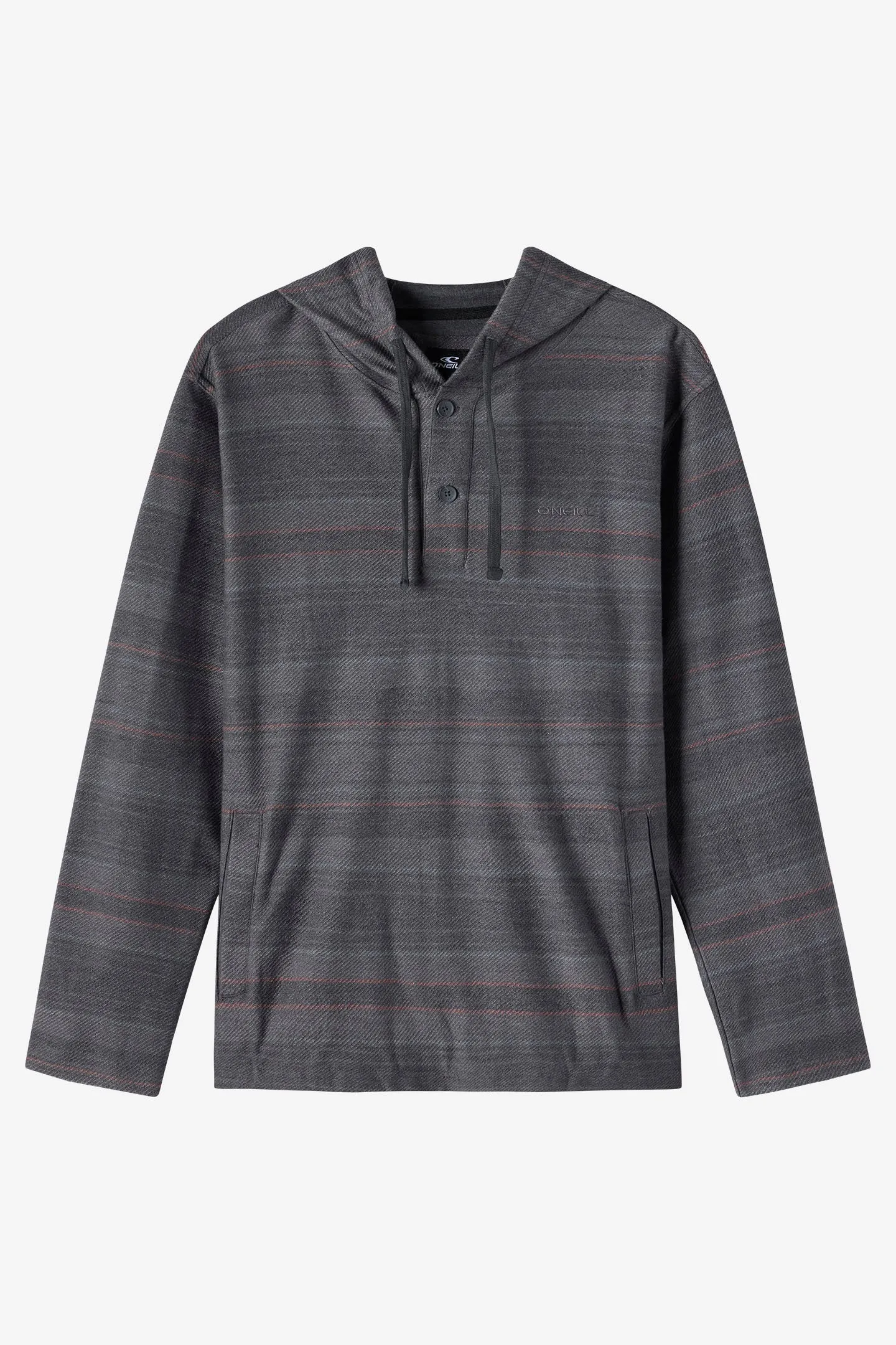 O`Neill Bavaro Stripe Poncho Pullover Fleece - Black sold by Sun Diego Boardshops
