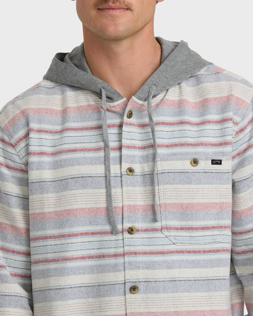 Billabong Baja Long Sleeve Flannel - Off White sold by Sun Diego Boardshops product image thumbnail 2