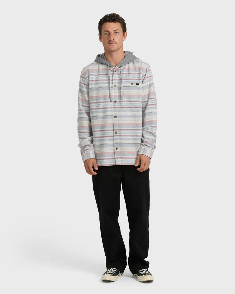 Billabong Baja Long Sleeve Flannel - Off White sold by Sun Diego Boardshops product image thumbnail 3