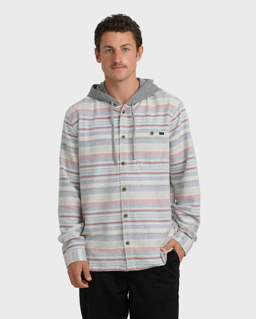 Billabong Baja Long Sleeve Flannel - Off White sold by Sun Diego Boardshops