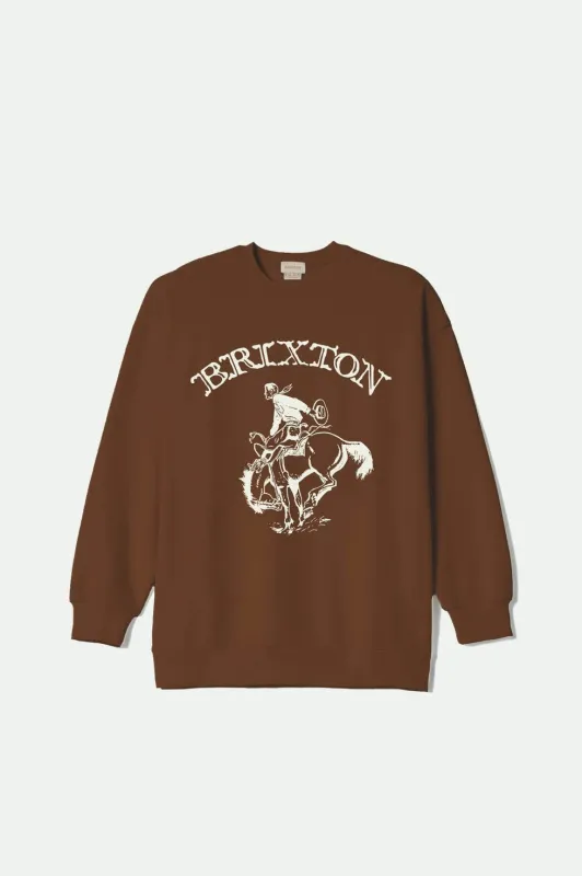 Brixton Western Crew - Sepia sold by Sun Diego Boardshops