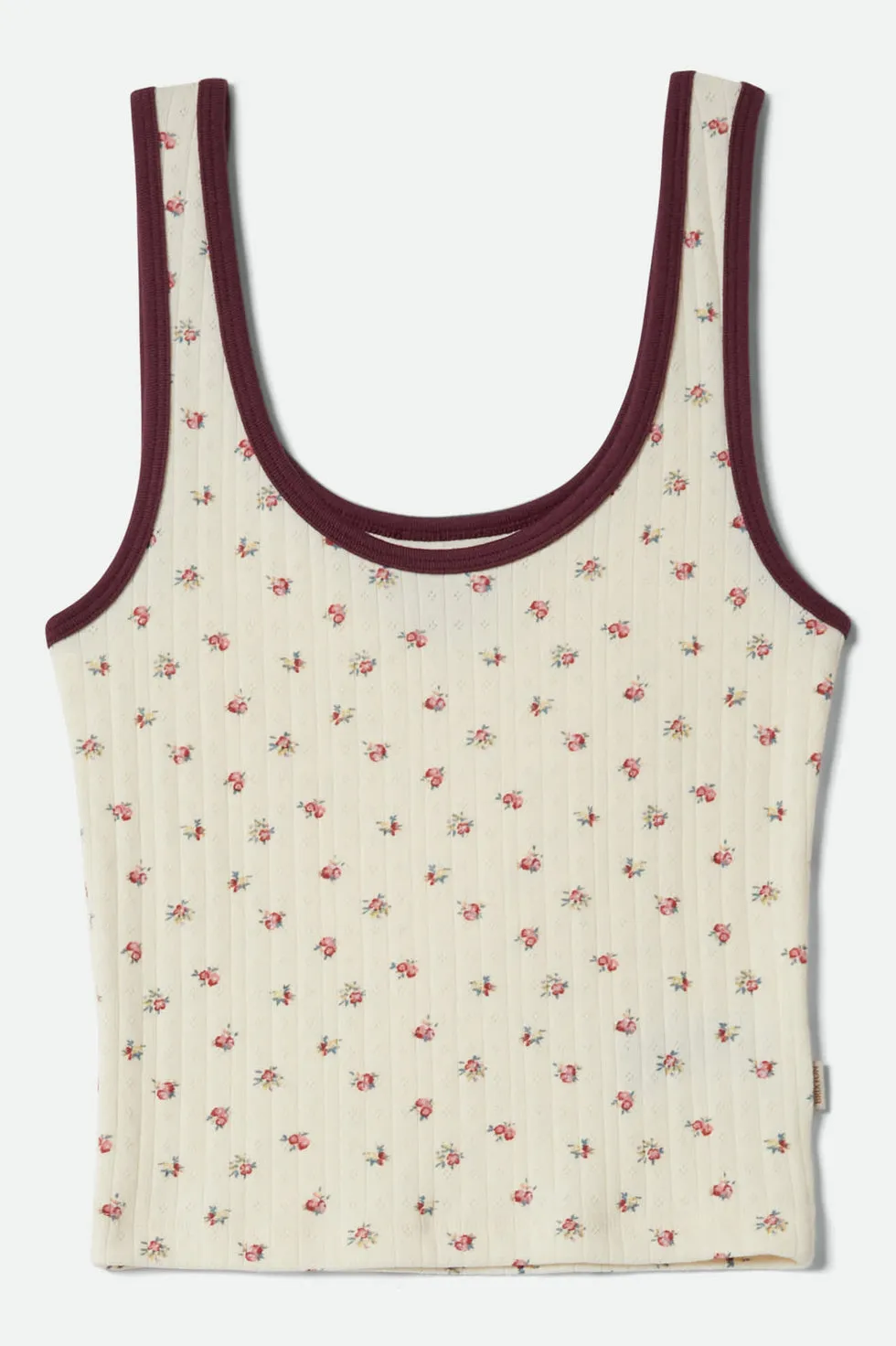 Brixton Off Duty A-Tank - Floral Pointelle sold by Sun Diego Boardshops product image thumbnail 2