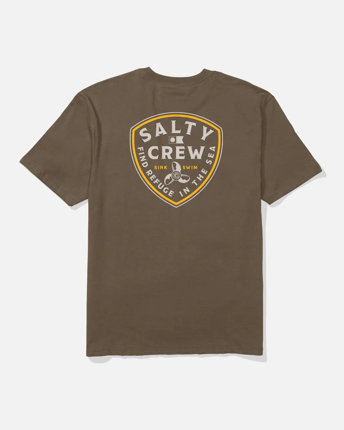 Salty Crew Rotor Classic Tee - Teak sold by Sun Diego Boardshops