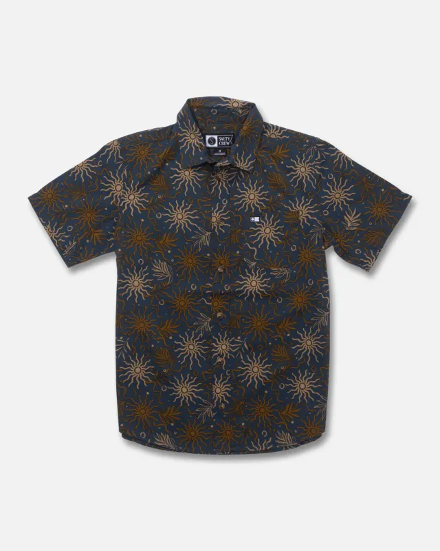 Salty Crew Session Button Up - Midnight Navy sold by Sun Diego Boardshops
