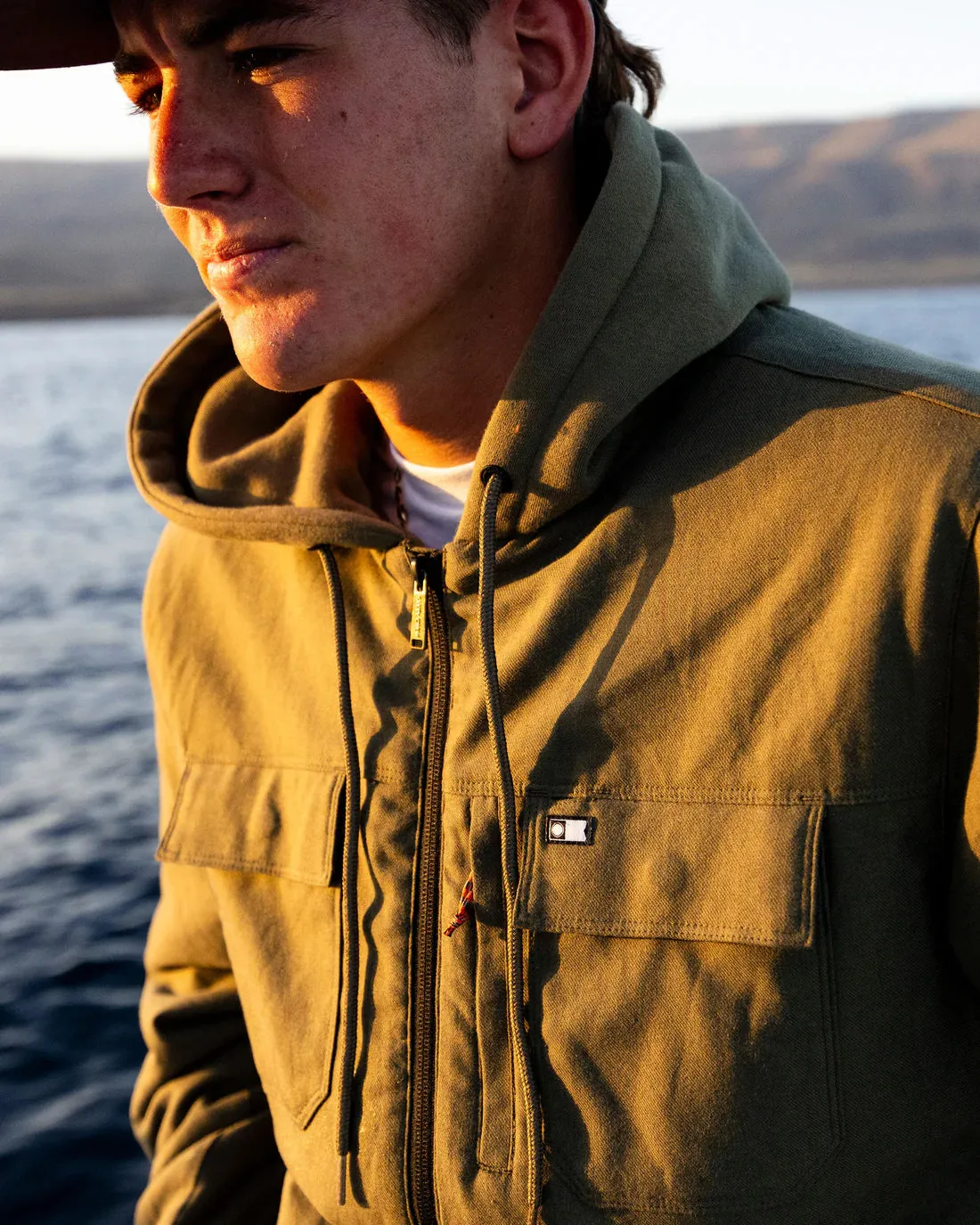 Salty Crew Fathom Jacket - Olive sold by Sun Diego Boardshops product image thumbnail 3