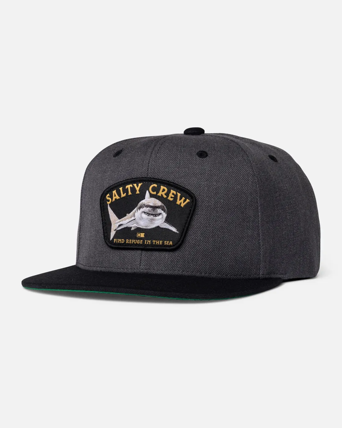 Salty Crew Lurking Snapback - Dark Heather sold by Sun Diego Boardshops