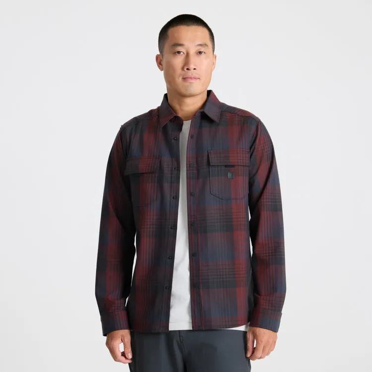 Roark Diablo Long Sleeve Flannel - Sangria sold by Sun Diego Boardshops product image thumbnail 4