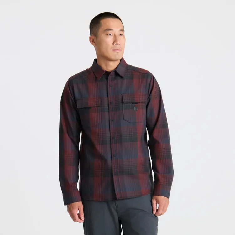 Roark Diablo Long Sleeve Flannel - Sangria sold by Sun Diego Boardshops product image thumbnail 2