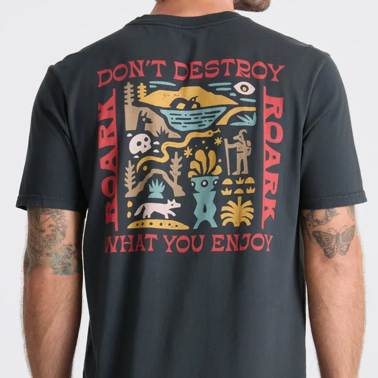Roark Enjoy Premium Tee - Black sold by Sun Diego Boardshops product image thumbnail 4