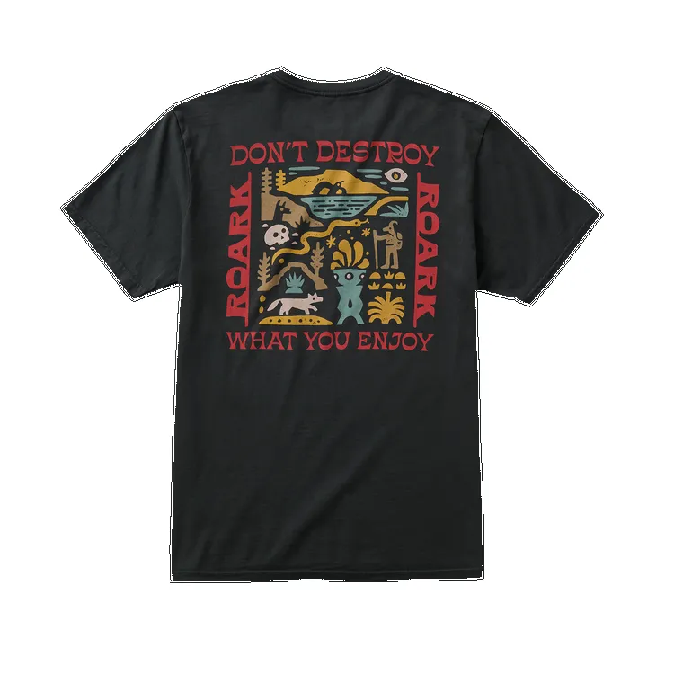 Roark Enjoy Premium Tee - Black sold by Sun Diego Boardshops