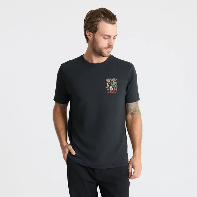 Roark Enjoy Premium Tee - Black sold by Sun Diego Boardshops product image thumbnail 2