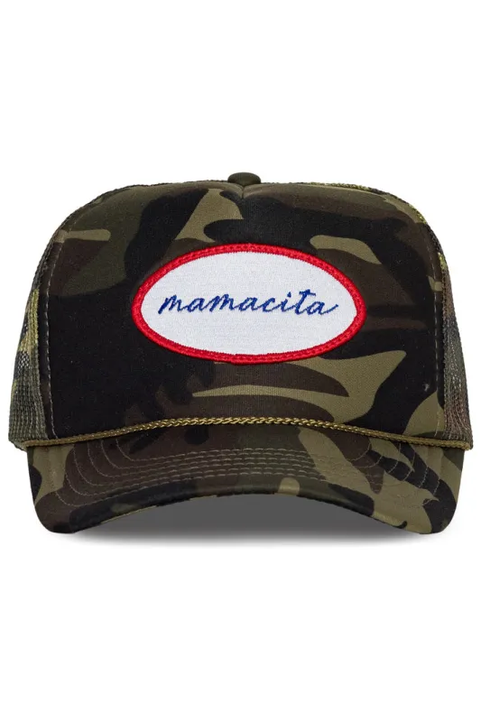 Friday Feeling Mamacita Trucker Hat - Camo sold by Sun Diego Boardshops