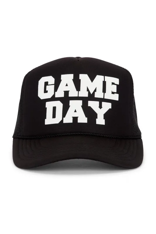 Friday Feeling Game Day Trucker Hat - Black sold by Sun Diego Boardshops