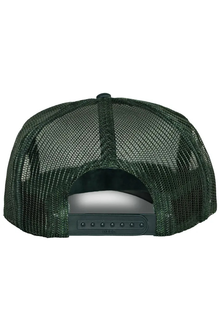 Friday Feeling Stay Wild Trucker Hat - Emerald Green sold by Sun Diego Boardshops product image thumbnail 3