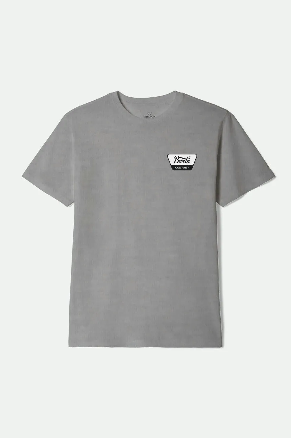 Brixton Linwood Standard T-Shirt - Heather Grey/Black/White sold by Sun Diego Boardshops product image thumbnail 2