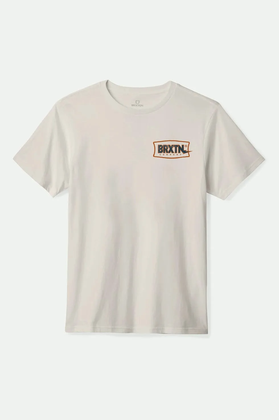 Brixton Lightning Standard T-Shirt - Cream sold by Sun Diego Boardshops product image thumbnail 2