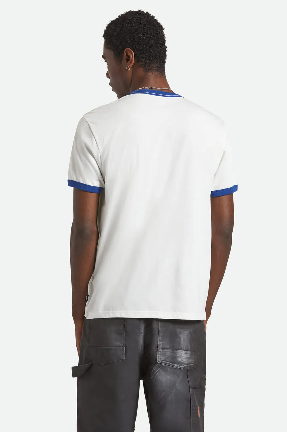 Brixton Ford King Of The Mountains Ringer T-Shirt - Wimbledon White sold by Sun Diego Boardshops product image thumbnail 4