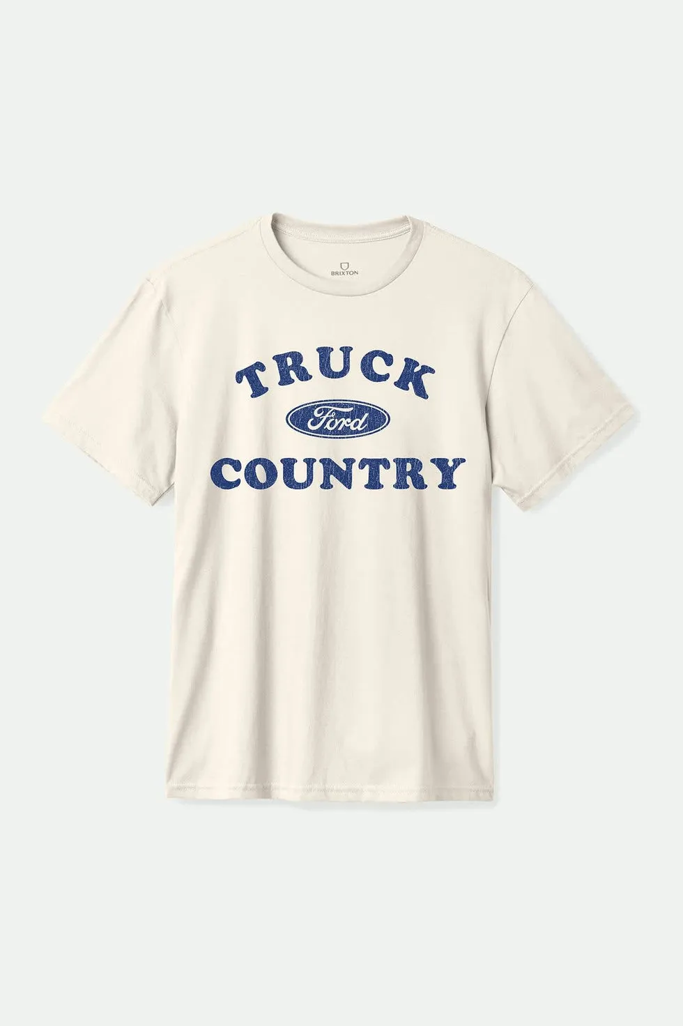 Brixton Ford Truck Country Standard T-Shirt - Wimbledon White sold by Sun Diego Boardshops