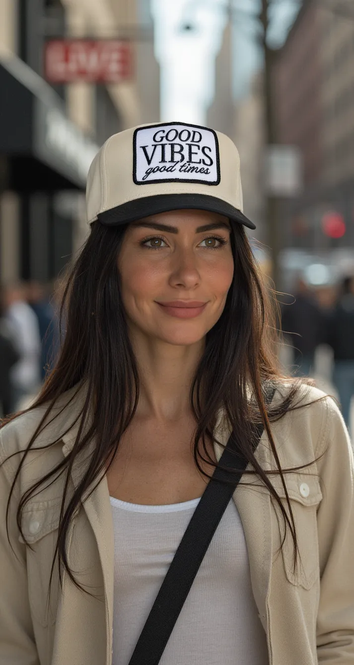 Friday Feeling Good Vibes Good Times Trucker Hat - Grey sold by Sun Diego Boardshops product image thumbnail 2