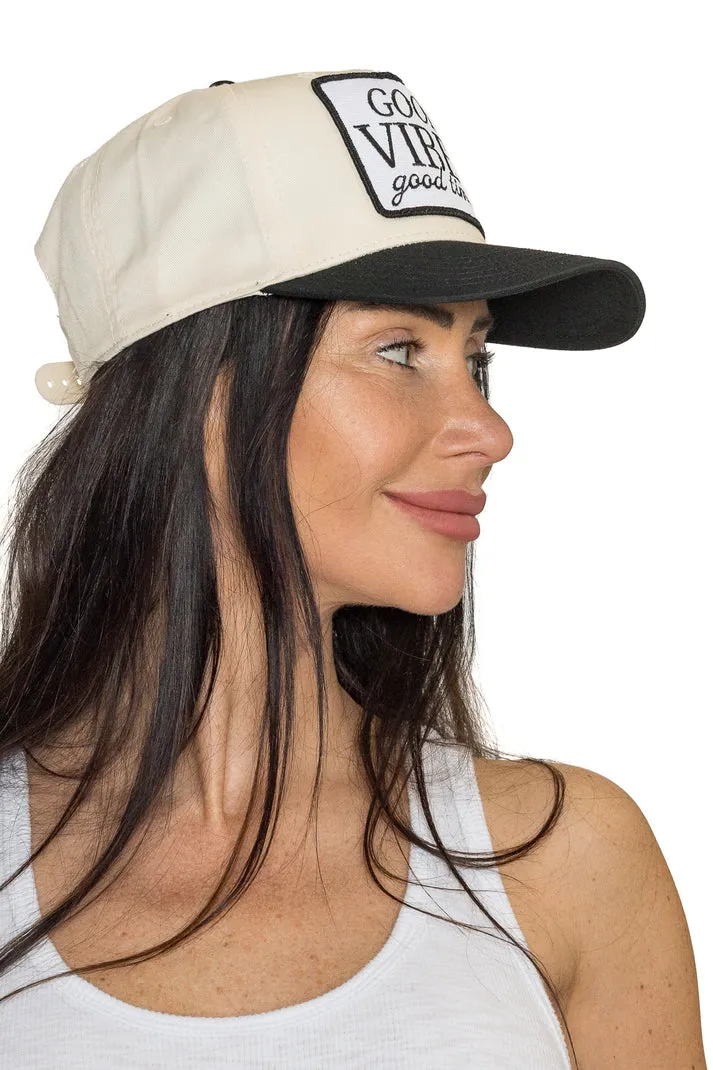 Friday Feeling Good Vibes Good Times Trucker Hat - Grey sold by Sun Diego Boardshops product image thumbnail 3