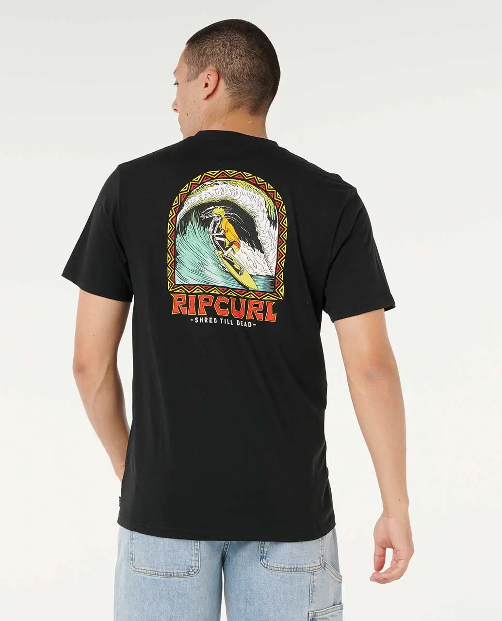 Rip Curl Shredding Tee - Black sold by Sun Diego Boardshops product image thumbnail 2