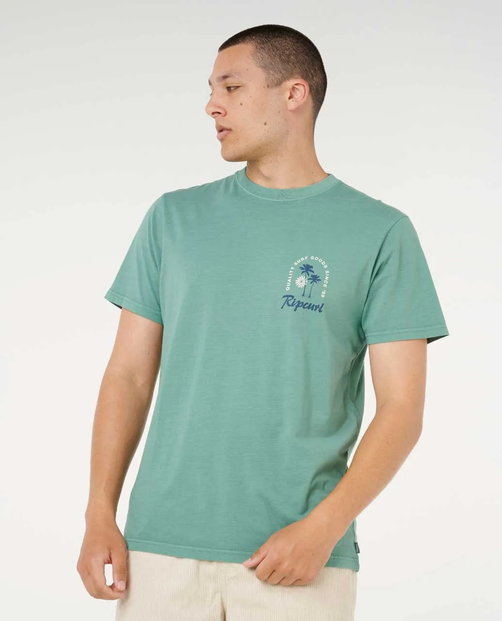 Rip Curl Mod Cali Sunset Tee - Blue Slate sold by Sun Diego Boardshops product image thumbnail 3