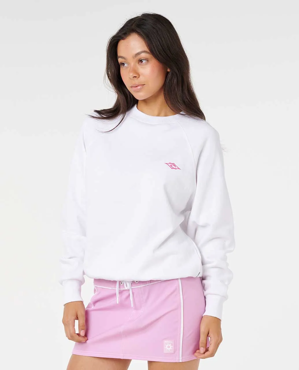 Rip Curl Stephanie Gilmore Curren Relaxed Crew - Optical White 3262 sold by Sun Diego Boardshops product image thumbnail 2