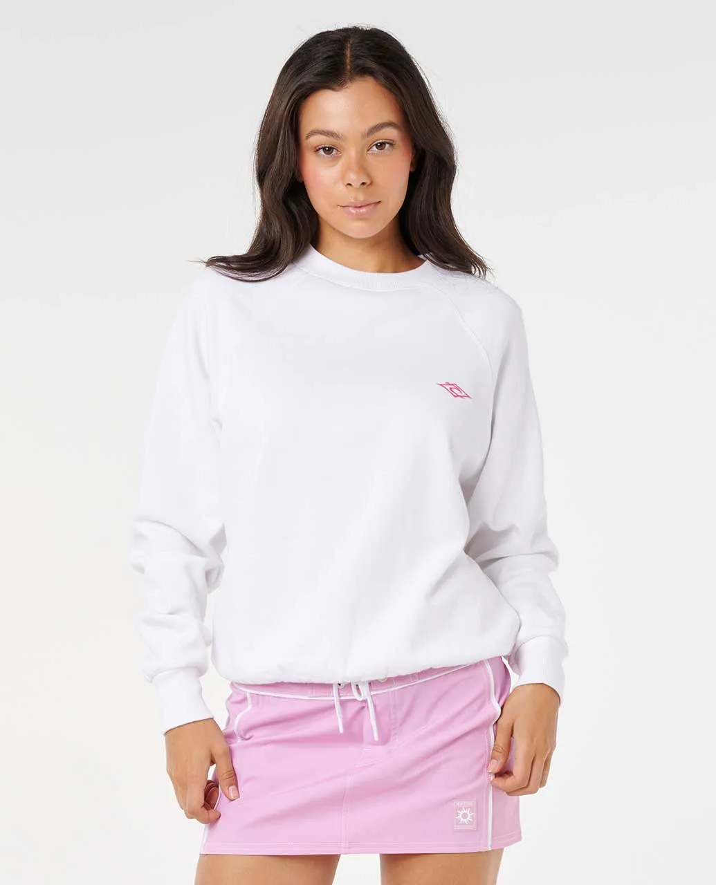 Rip Curl Stephanie Gilmore Curren Relaxed Crew - Optical White 3262 sold by Sun Diego Boardshops product image thumbnail 3