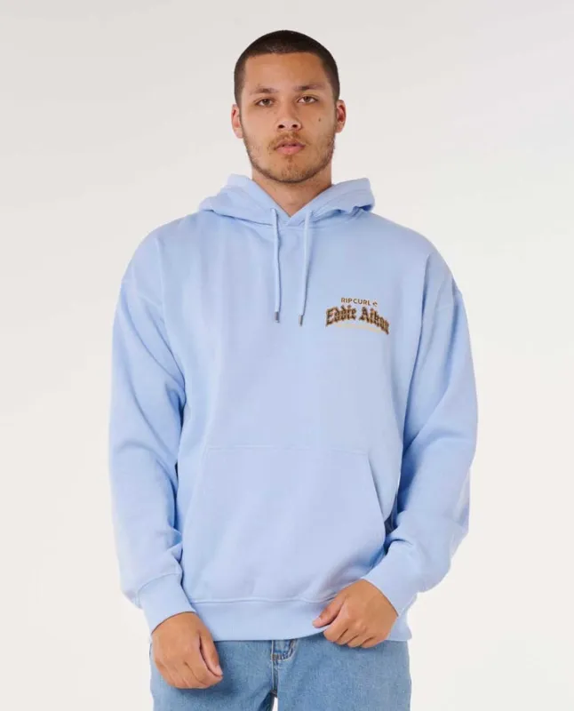Rip Curl Eddie Would Go Poster Hoodie - Blue Wind sold by Sun Diego Boardshops