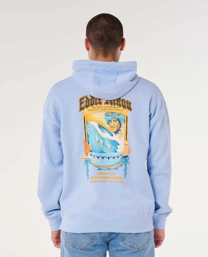 Rip Curl Eddie Would Go Poster Hoodie - Blue Wind sold by Sun Diego Boardshops product image thumbnail 2