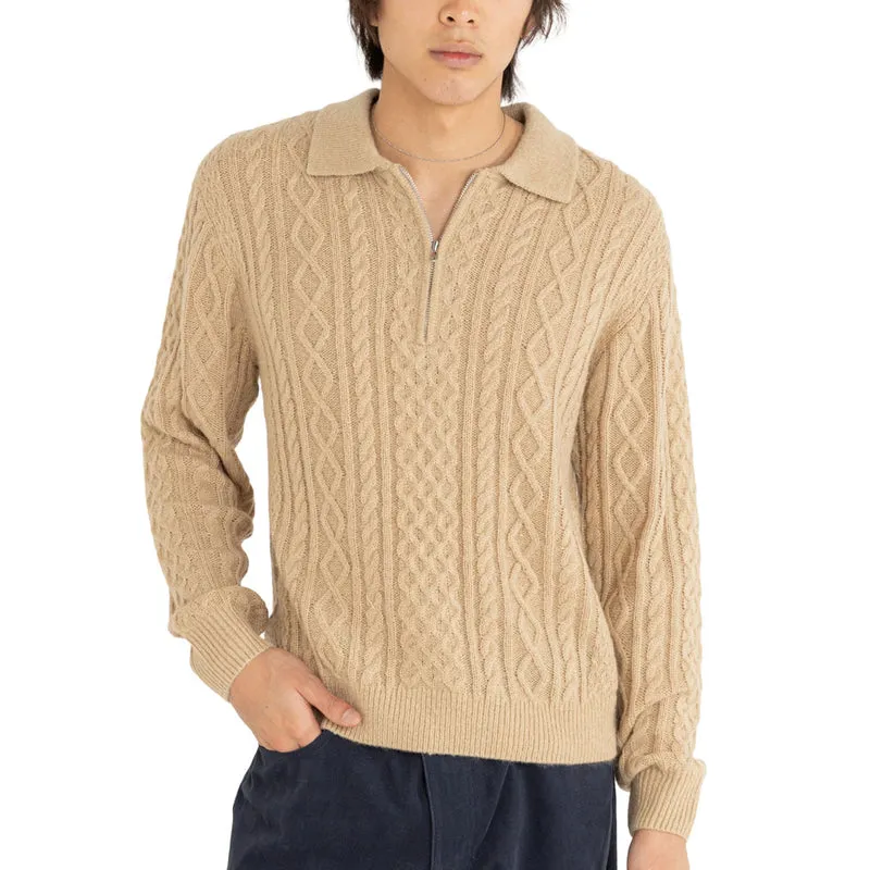 Rhythm Mohair Fisherman Knit - Incense sold by Sun Diego Boardshops