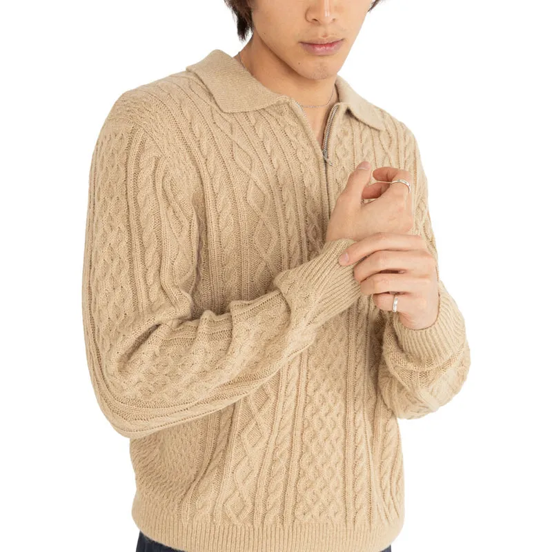 Rhythm Mohair Fisherman Knit - Incense sold by Sun Diego Boardshops product image thumbnail 2