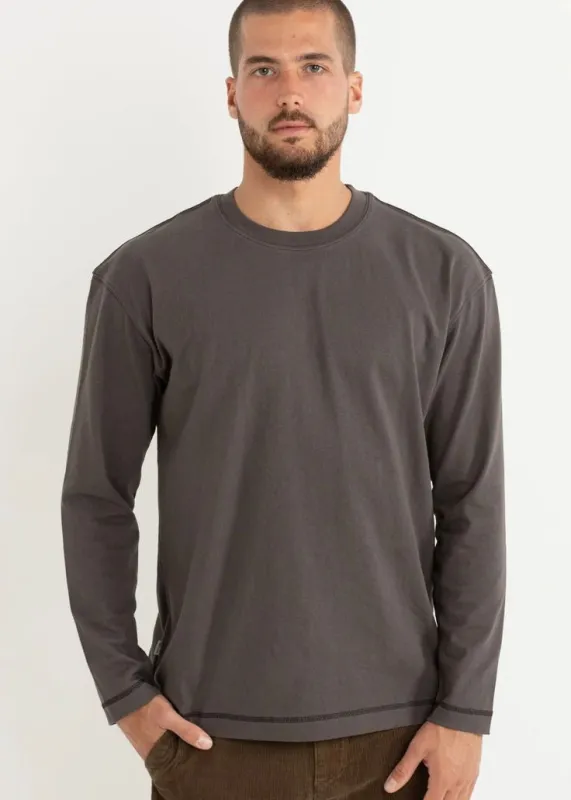 Rhythm Larry Vintage Long Sleeve T-Shirt - Vintage Black sold by Sun Diego Boardshops