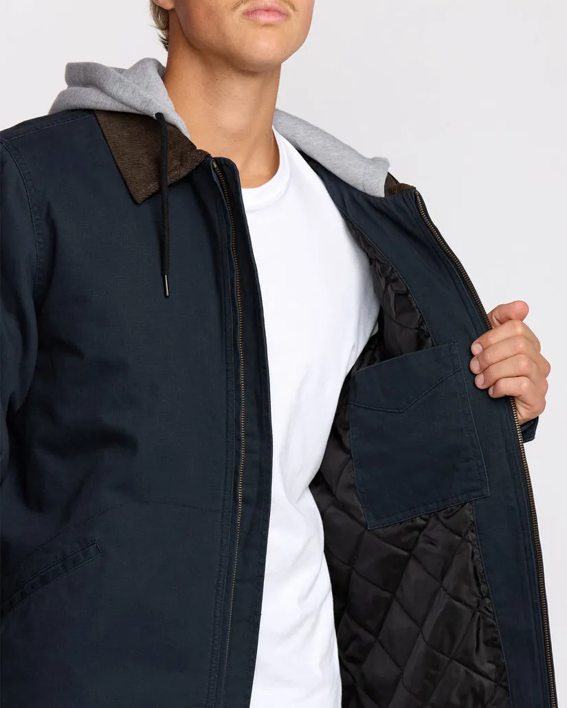 Billabong Barlow Hooded Jacket - Navy sold by Sun Diego Boardshops product image thumbnail 3
