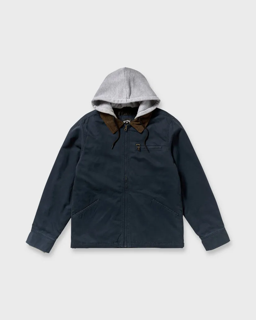 Billabong Barlow Hooded Jacket - Navy sold by Sun Diego Boardshops product image thumbnail 5