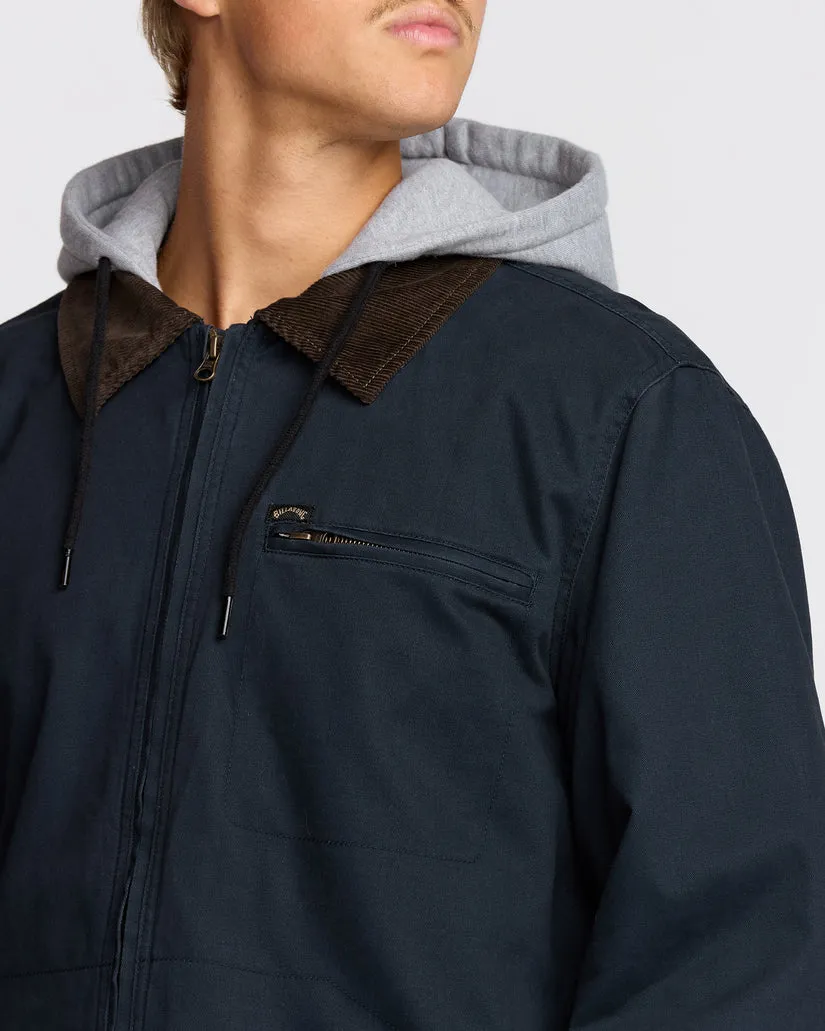 Billabong Barlow Hooded Jacket - Navy sold by Sun Diego Boardshops product image thumbnail 2