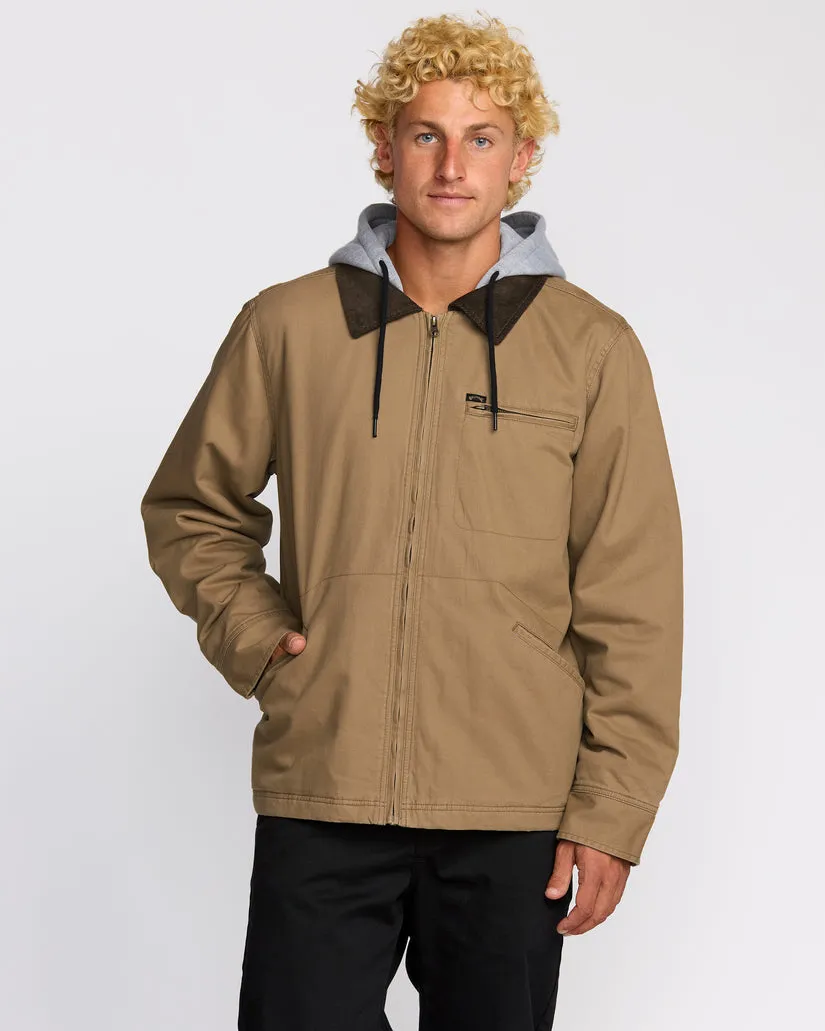 Billabong Barlow Hooded Jacket - Clay sold by Sun Diego Boardshops