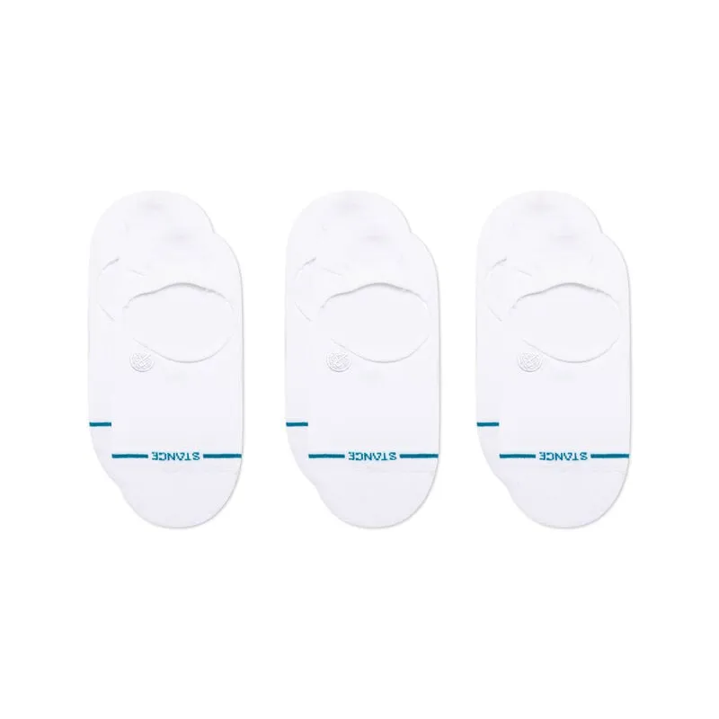 Stance Icon No Show Shocks 3 Pack - White sold by Sun Diego Boardshops