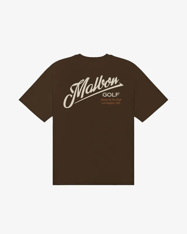 Malbon Bermuda Maxwell Tee - Brown sold by Sun Diego Boardshops