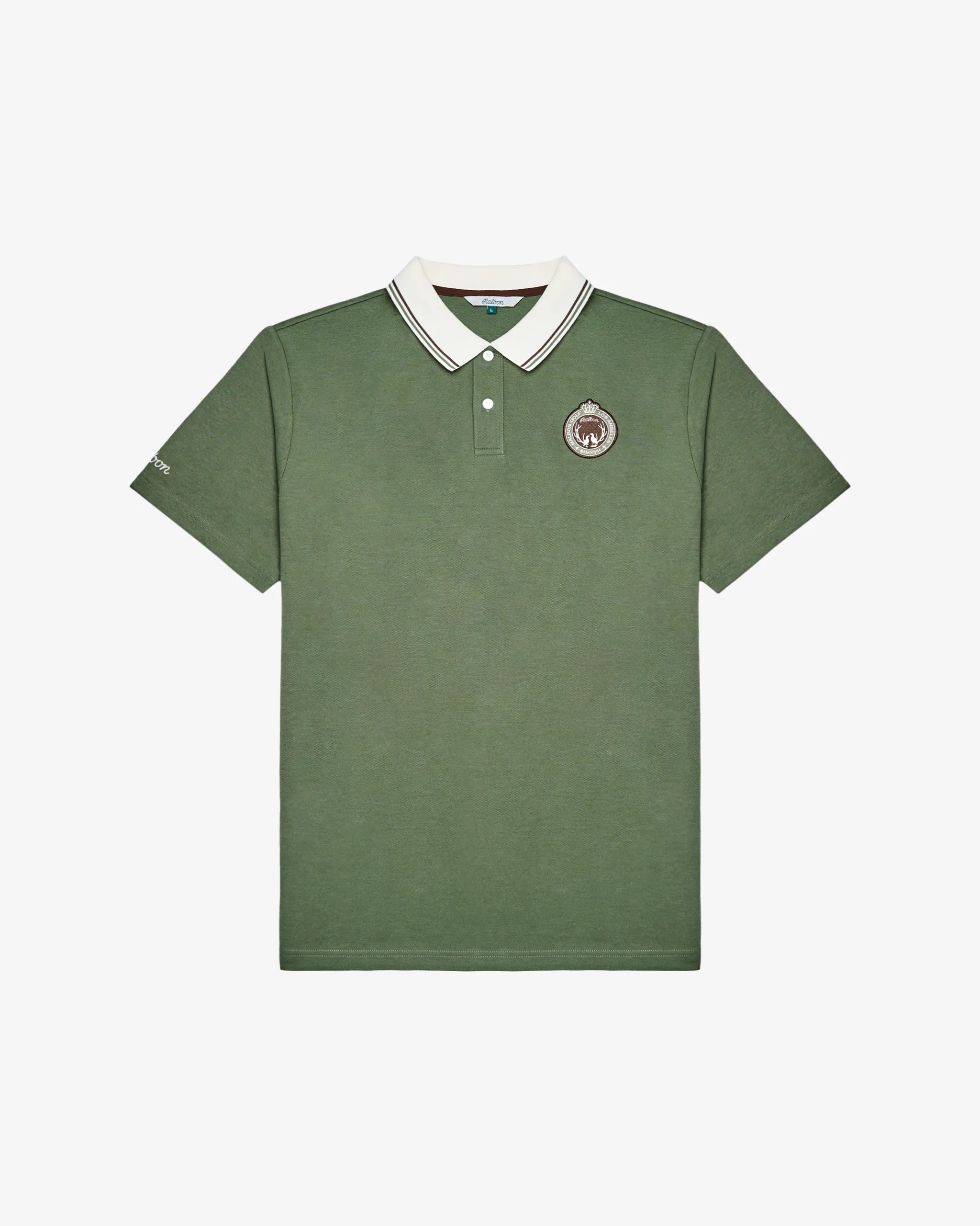Malbon Fairway Oakwood Polo - Olivine sold by Sun Diego Boardshops