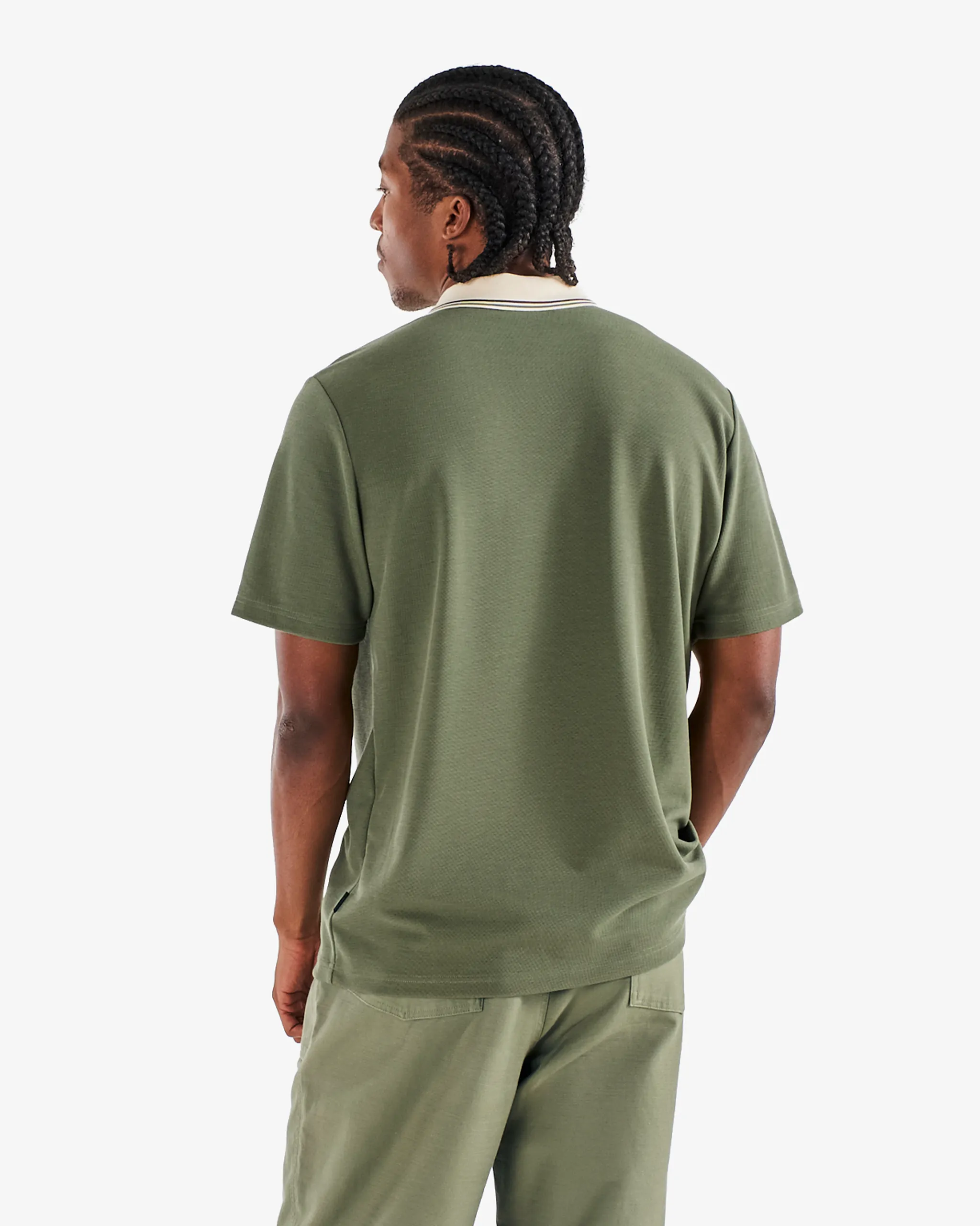 Malbon Fairway Oakwood Polo - Olivine sold by Sun Diego Boardshops product image thumbnail 3