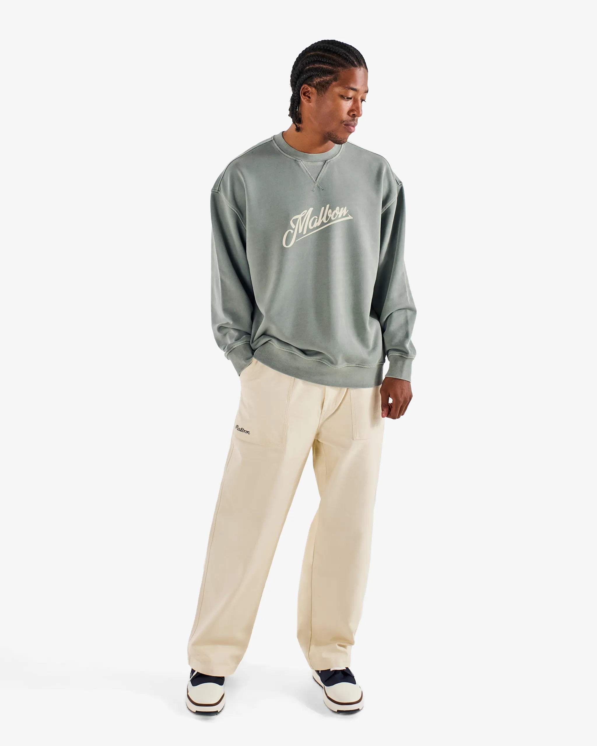 Malbon Grayson Sweatshirt - Olivine sold by Sun Diego Boardshops product image thumbnail 2