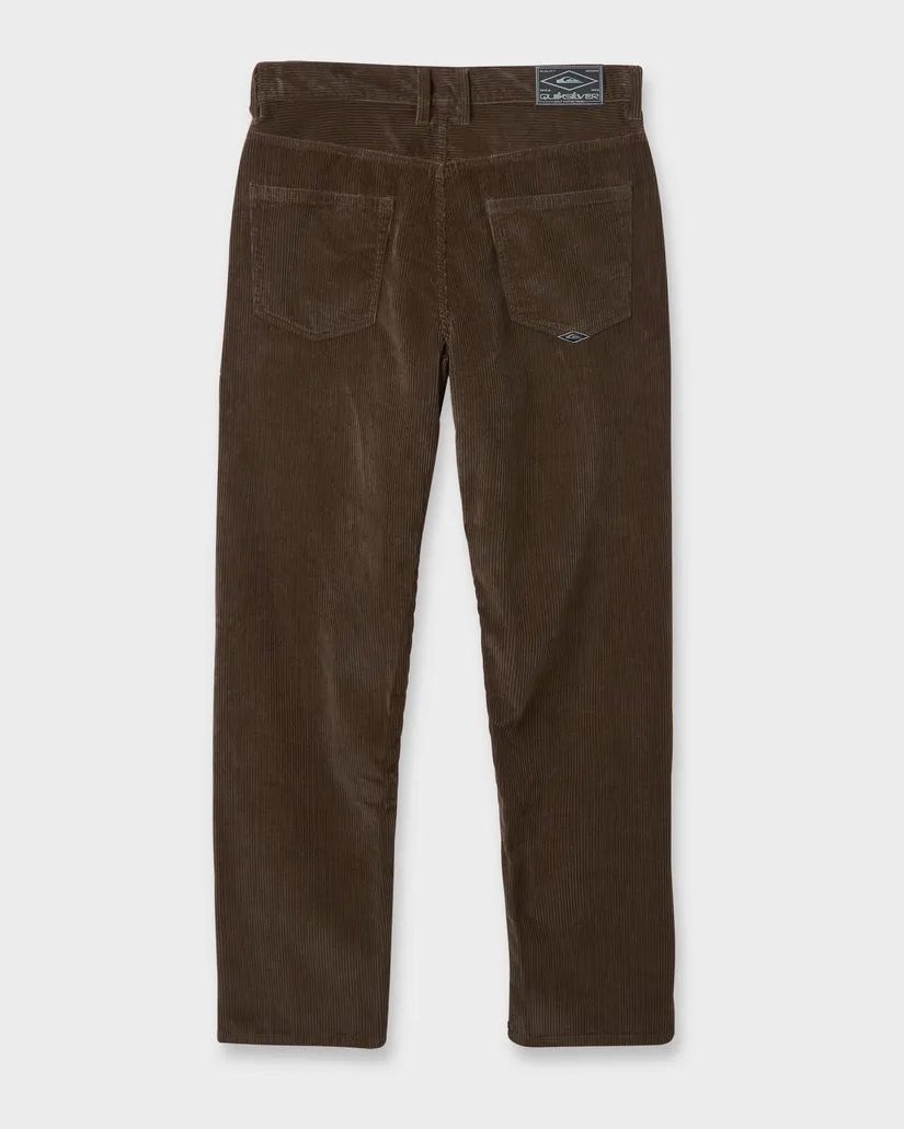 Quiksilver Landers Cord Pants - Chocolate Brown Cbro sold by Sun Diego Boardshops product image thumbnail 4