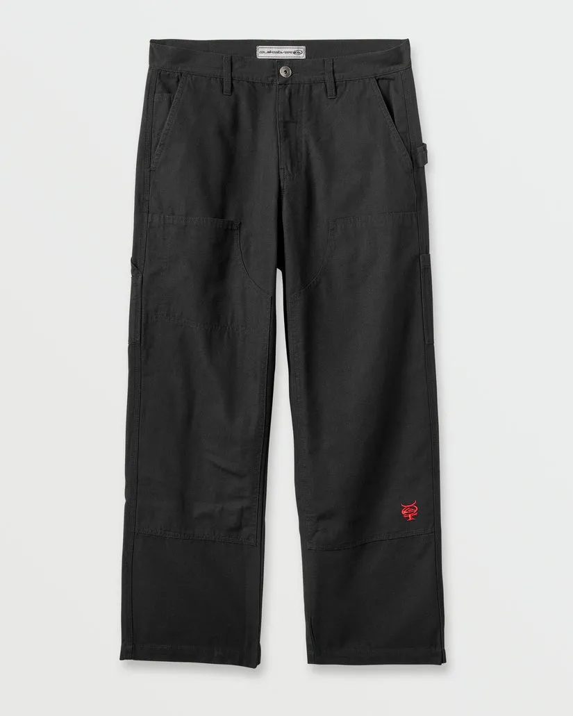 Quiksilver Mercury Carpenter Pants - Black sold by Sun Diego Boardshops product image thumbnail 3