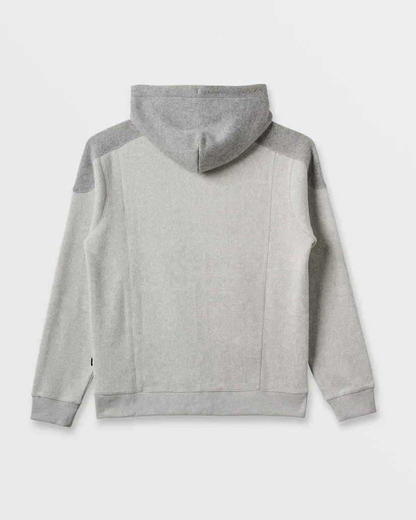 Quiksilver Keller Zip Hoodie - Light Grey Heather sold by Sun Diego Boardshops product image thumbnail 2