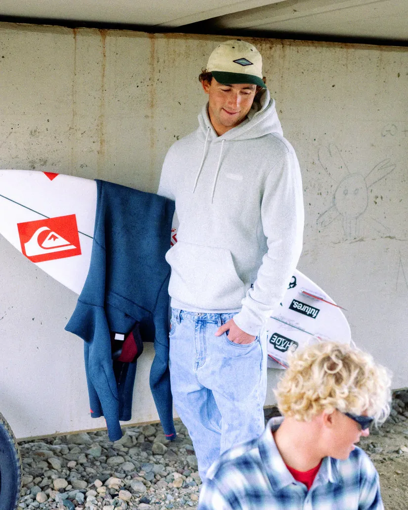 Quiksilver Keller Hoodie - Light Grey Heather sold by Sun Diego Boardshops product image thumbnail 4