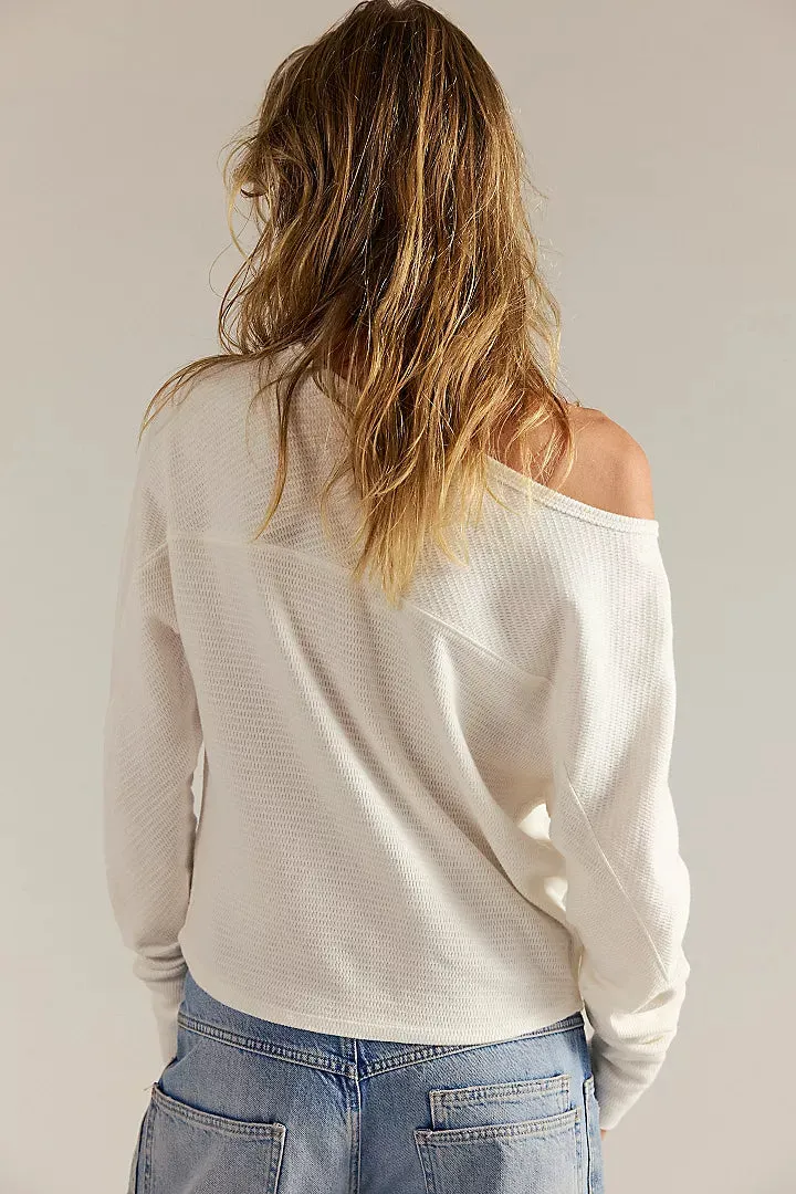 Free People We The Free Jess Long Sleeve - Clean Ivory sold by Sun Diego Boardshops product image thumbnail 2