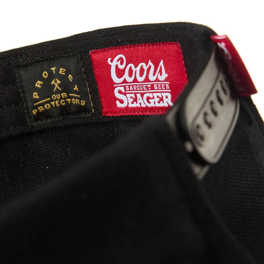 Seager Seager X Coors Banquet Brave Snapback - Black sold by Sun Diego Boardshops product image thumbnail 4